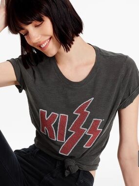 Lucky Brand "KISS" Band Tee